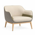 Sillón de Tela con Patas de Roble 75x80x85cm