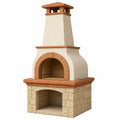 Barbacoa Exterior de Ladrillo Refractario 180x86x120 cm