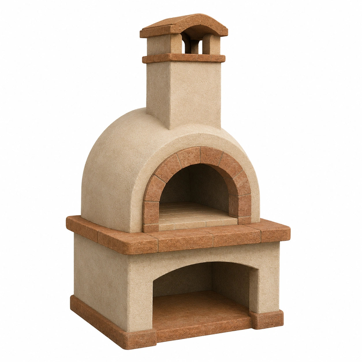 Horno de Cemento Refractario y Ladrillo