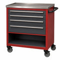 Carro de herramientas de acero con cajones y ruedas 70 cm x 40 cm x 85 cm