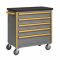 Carro de herramientas de metal con 6 cajones y ruedas 85x70x40cm