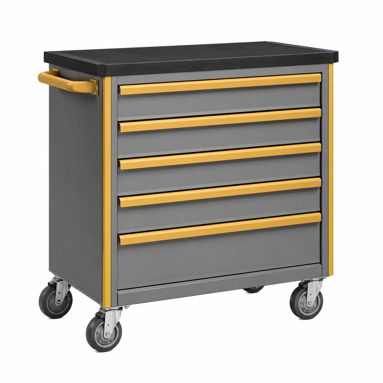 Carro de herramientas de metal con 6 cajones y ruedas 85x70x40cm