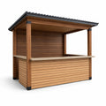 Quiosco de Madera de Pino y Metal Galvanizado