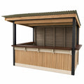Barra de Madera y Metal para Exterior